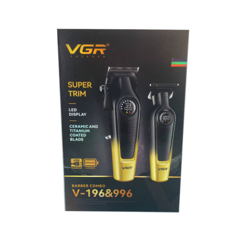 ماشین اصلاح سر و صورت دوقلو وی‌جی‌ار مدل V-196&996